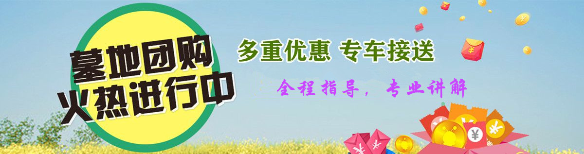 1對(duì)1購(gòu)墓顧問(wèn)，全程陪同講解